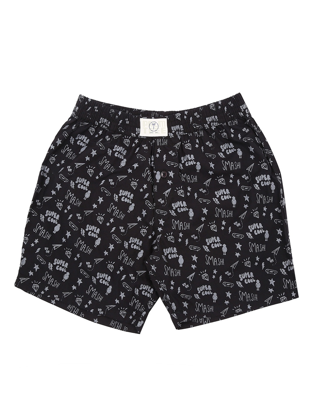 

Palm Tree Boys Black Printed Boxer Shorts 131246520591 C207