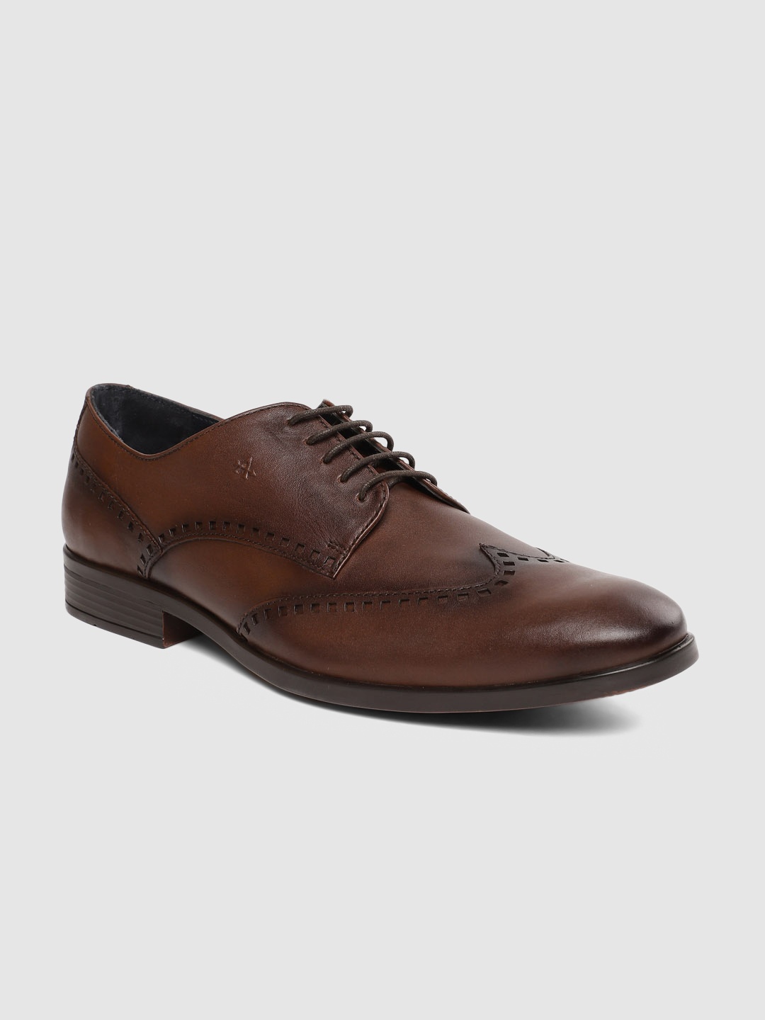 

Arrow Men Brown Leather Formal Brogues