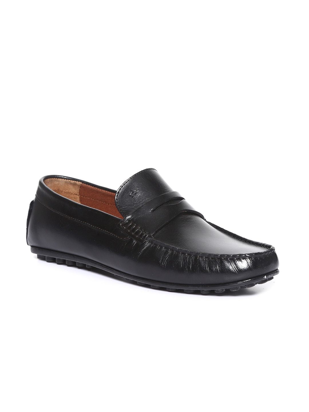 

Arrow Men Black Solid Loafers