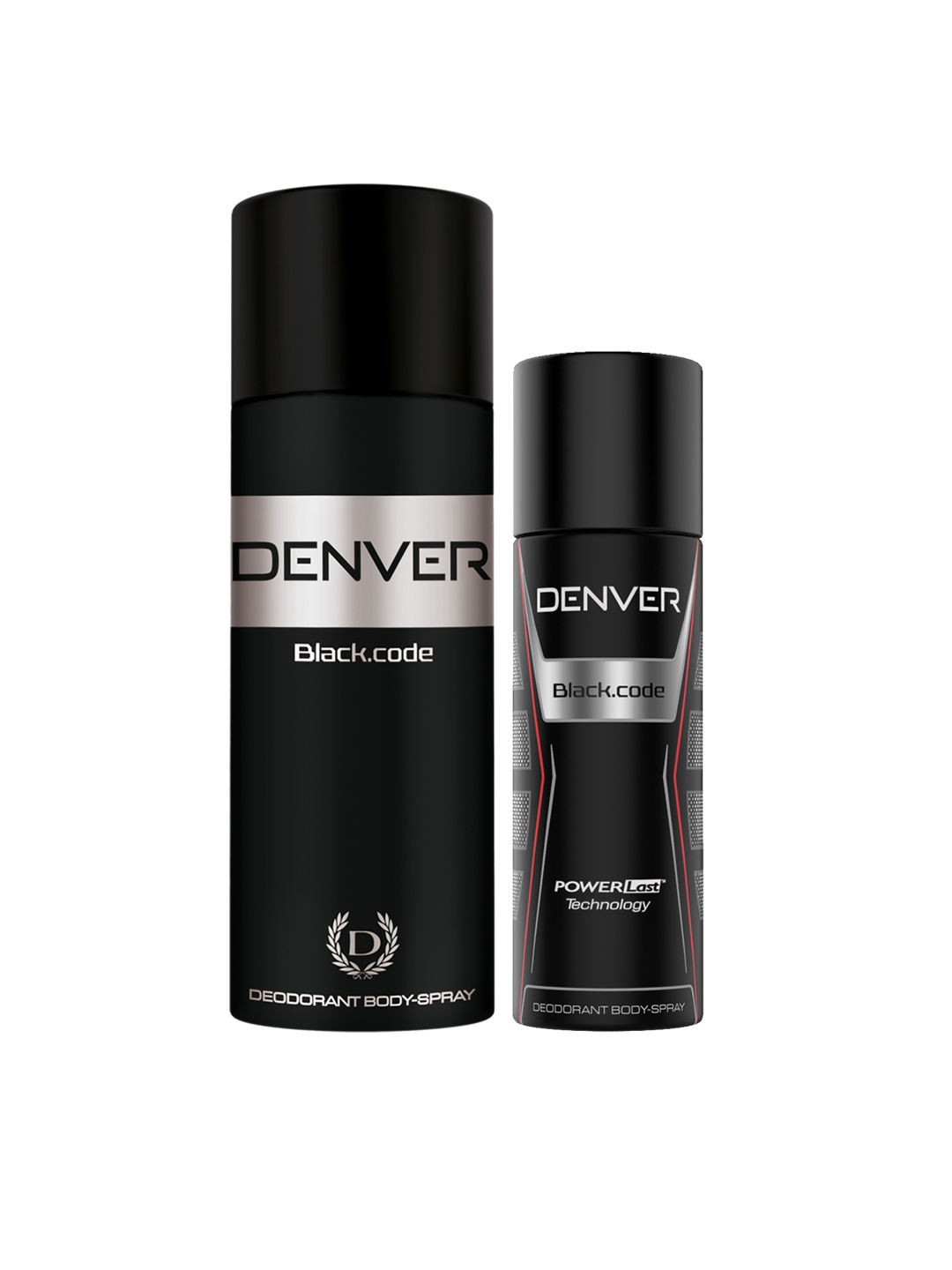 

Denver Men Black Code Deodorant 150ml & Black Code Nano Deodorant 50 ml