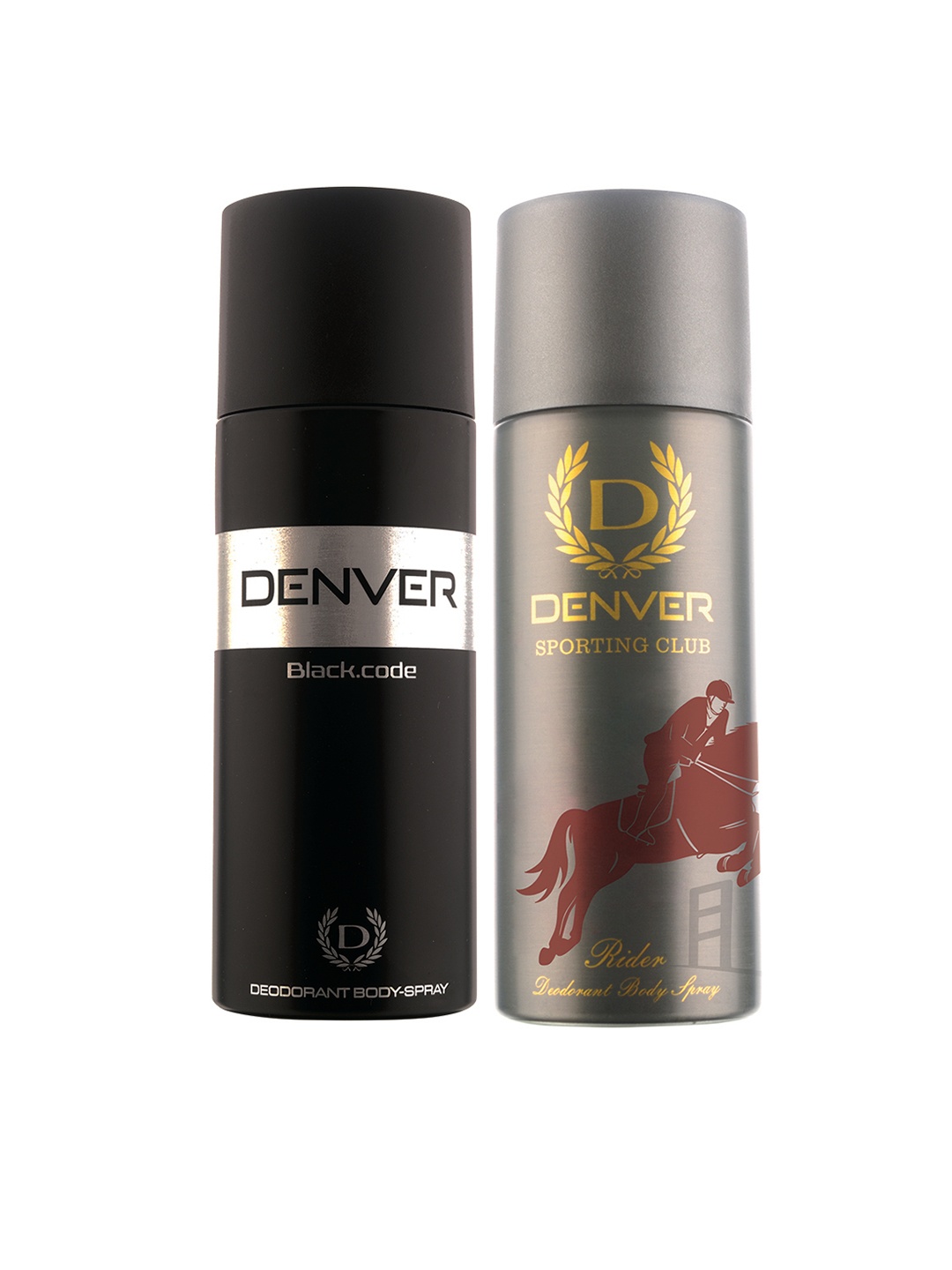 

Denver Men Set of 2 Black Code & Rider Deodorant Sprays