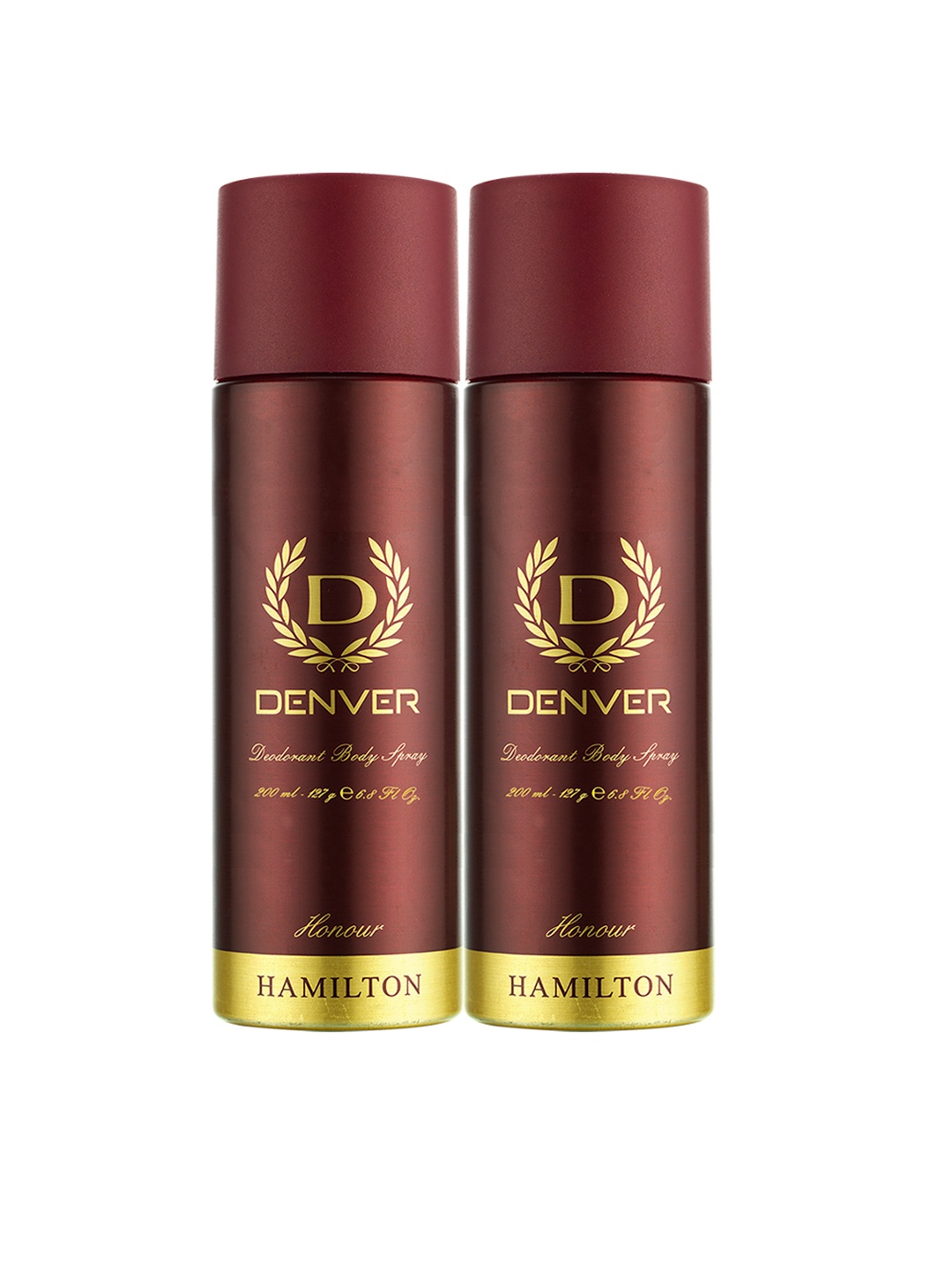 

Denver Men Set of 2 Honour Deodorant Body Sprays, Red