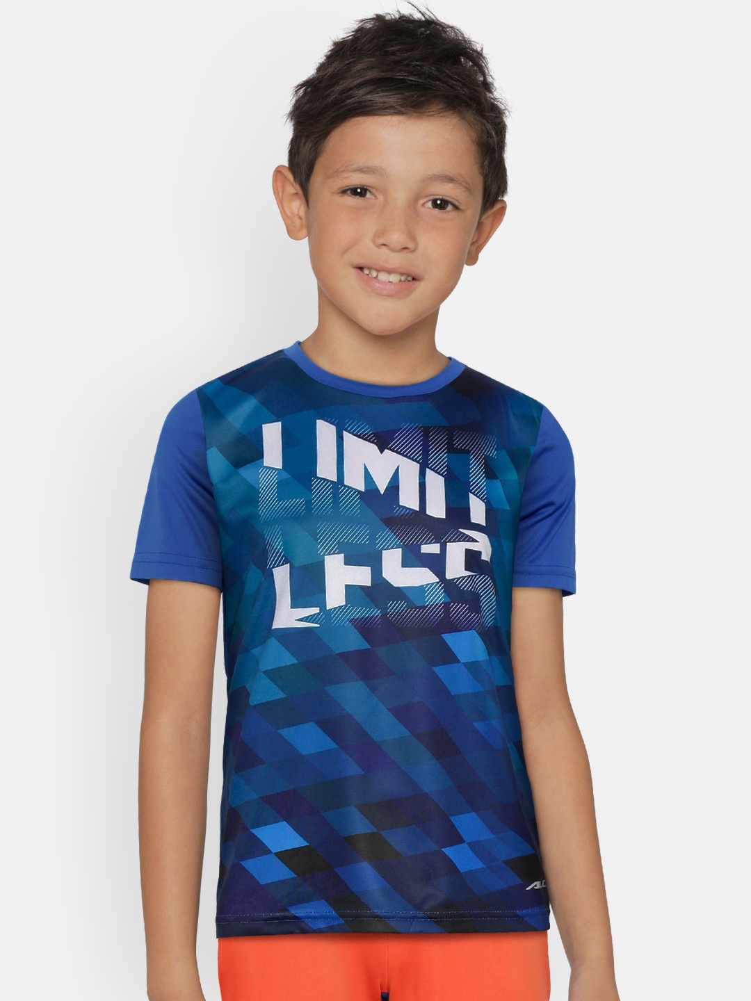 

Alcis Boys Blue Printed Round Neck T-shirt