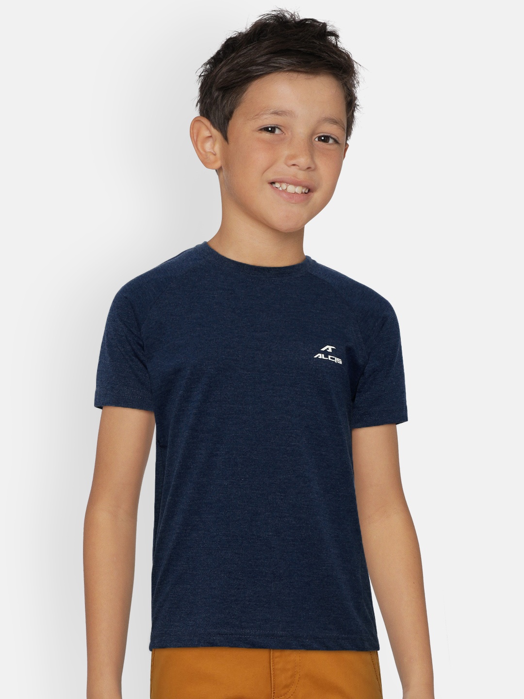 

Alcis Boys Navy Blue Back Print Detail Round Neck T-shirt