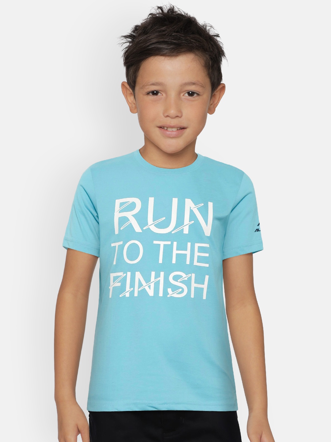 

Alcis Boys Blue Printed Round Neck T-shirt