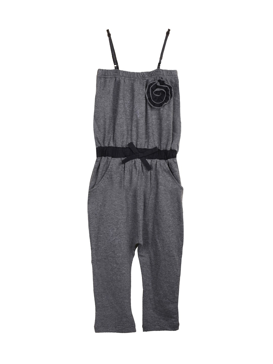 

Naughty Ninos Girls Grey Melange Jumpsuit