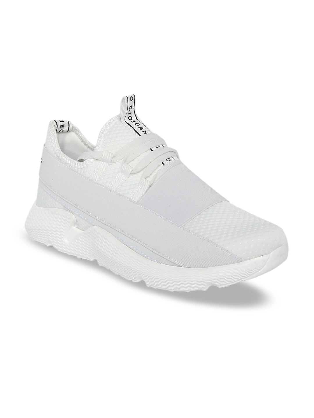 

GIORDANO Men White Mesh Running Shoes