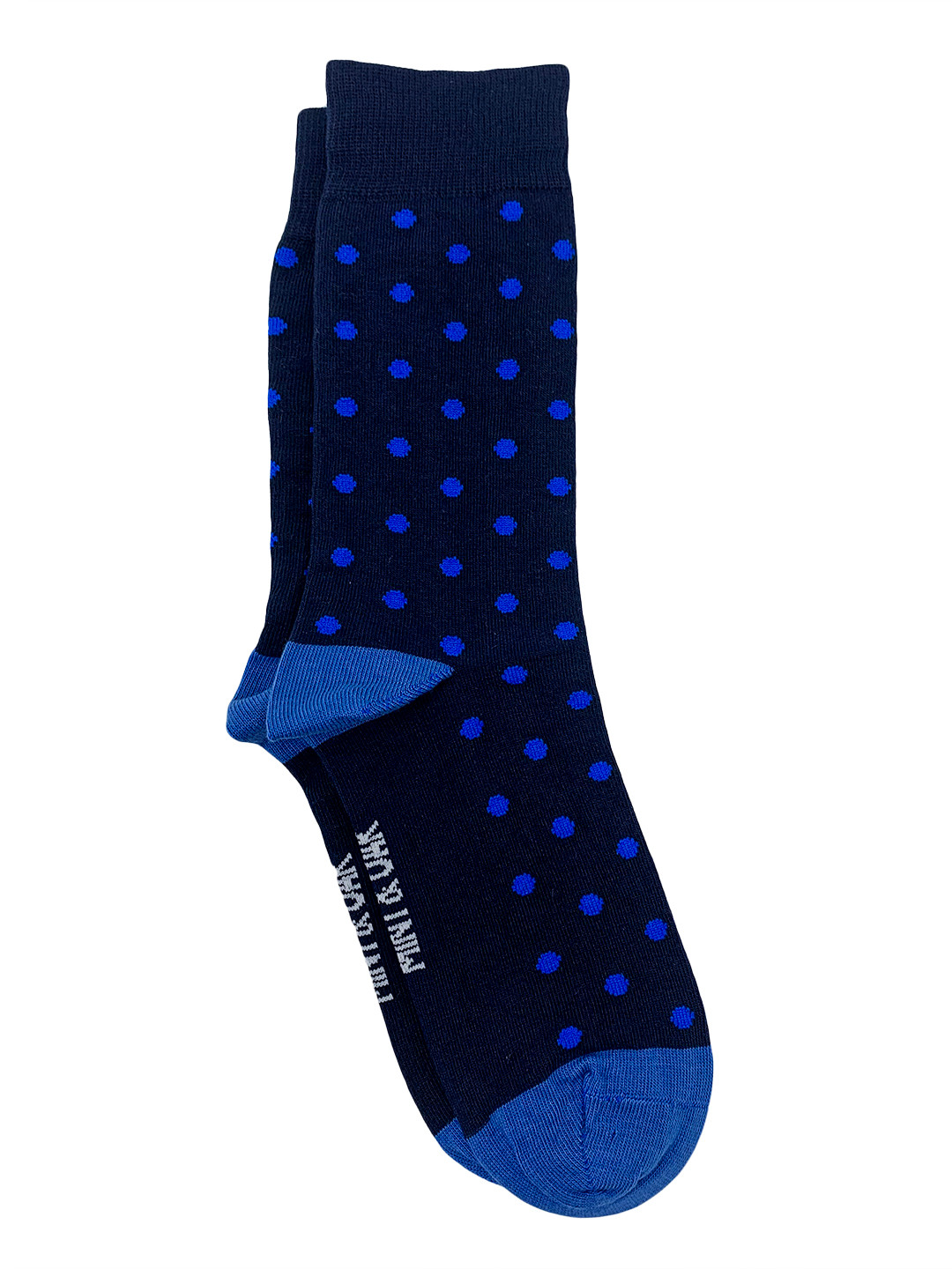 

Mint & Oak Men Navy Blue Patterned Calf-Length Socks