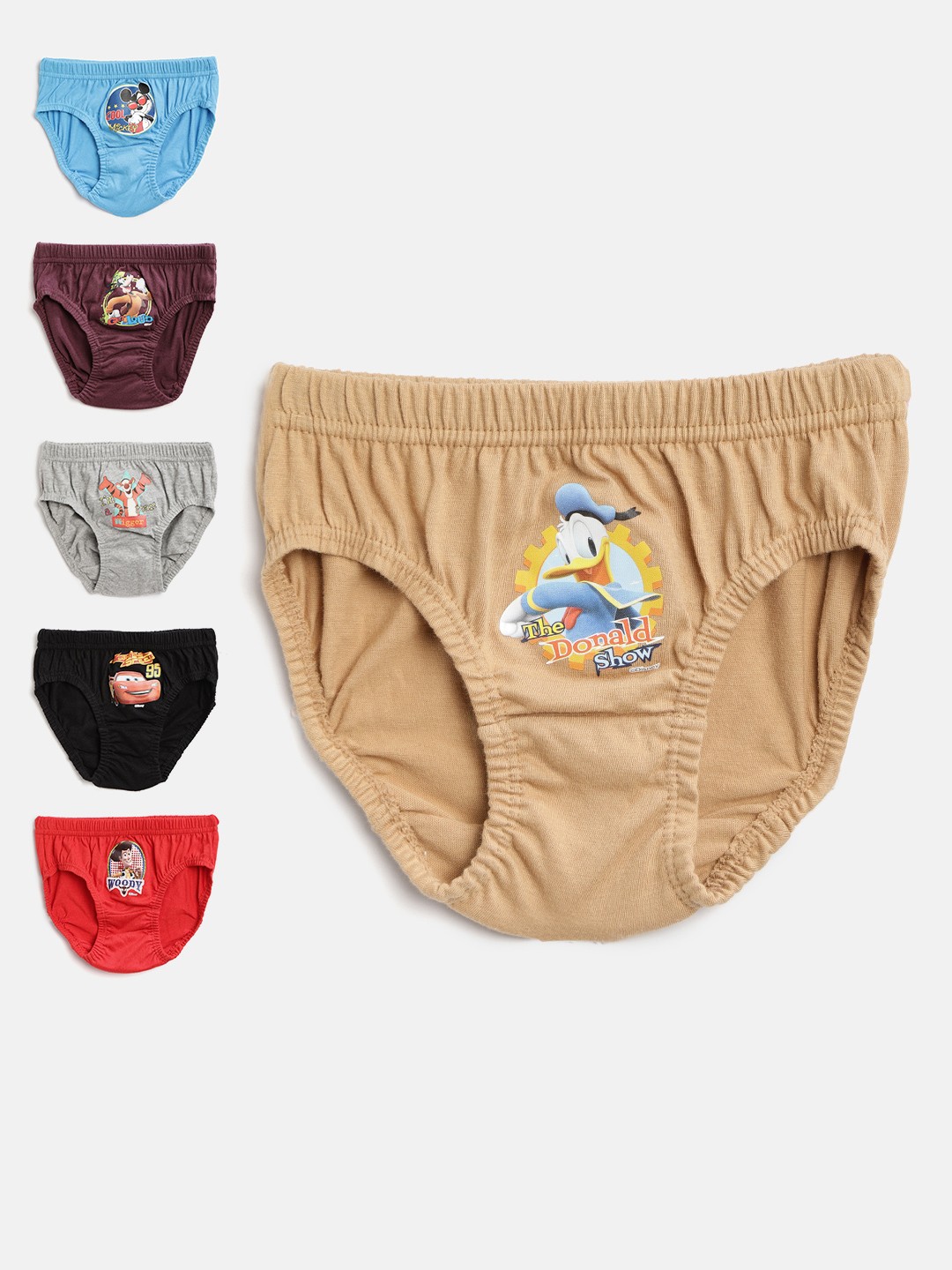 

Bodycare Kids Boys Pack of 6 Mickey & Friends Print Briefs 314ABCDEF-60, Beige