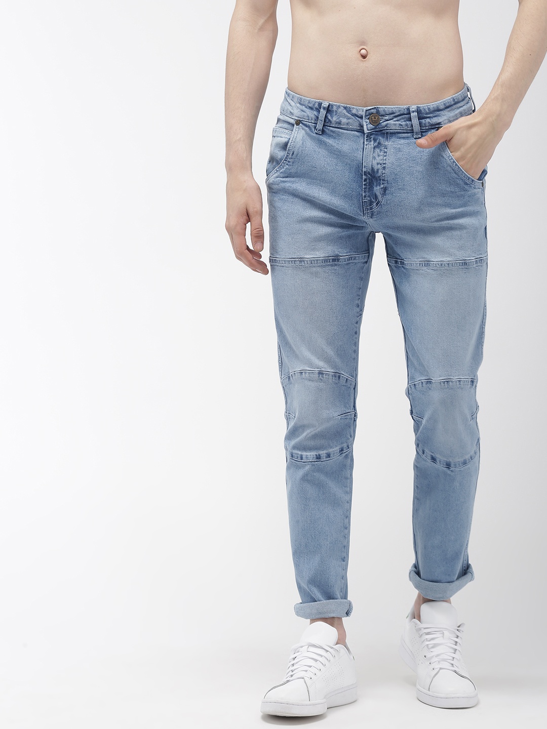 

Harvard Men Blue Slim Tapered Fit Mid-Rise Clean Look Stretchable Jeans