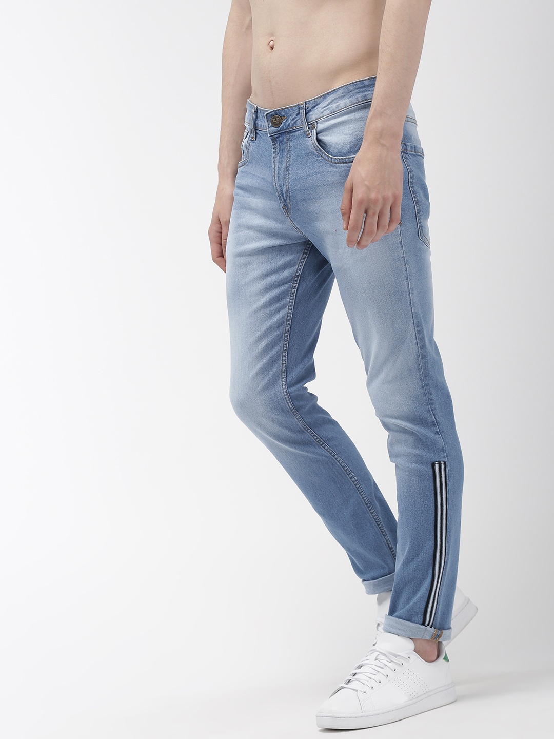 

Harvard Men Blue Skinny Fit Mid-Rise Clean Look Stretchable Jeans