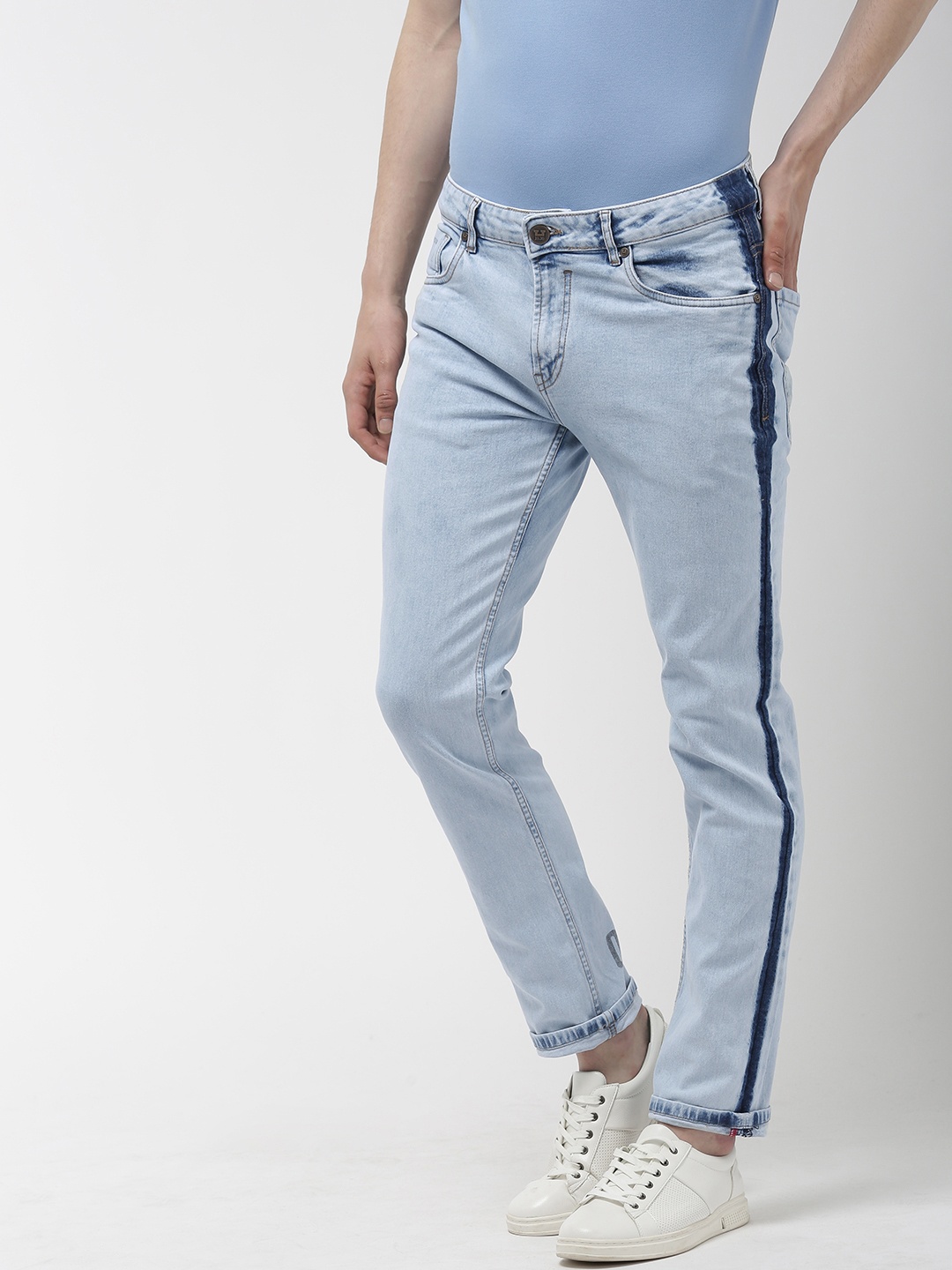 

Harvard Men Blue Slim Tapered Fit Mid-Rise Clean Look Stretchable Jeans