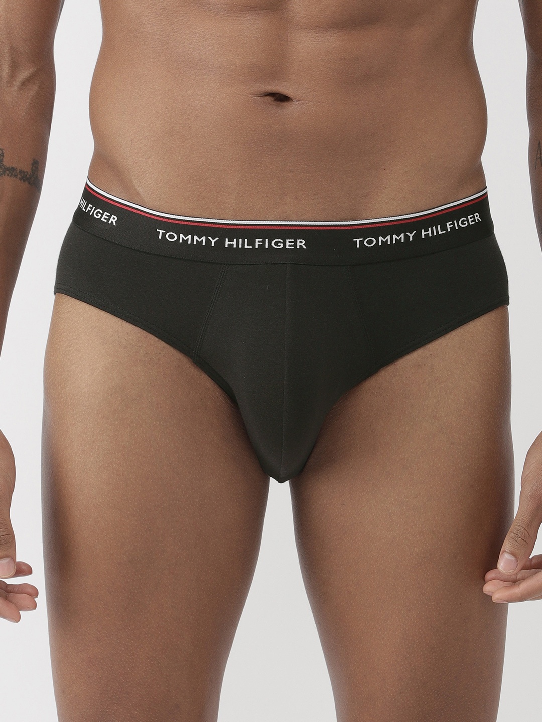 

Tommy Hilfiger Men Black Solid Brief A9AB1135