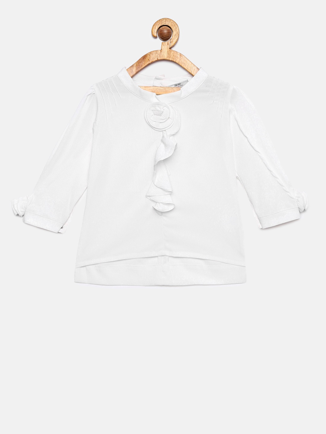 

Peppermint Girls Off-White Solid Top
