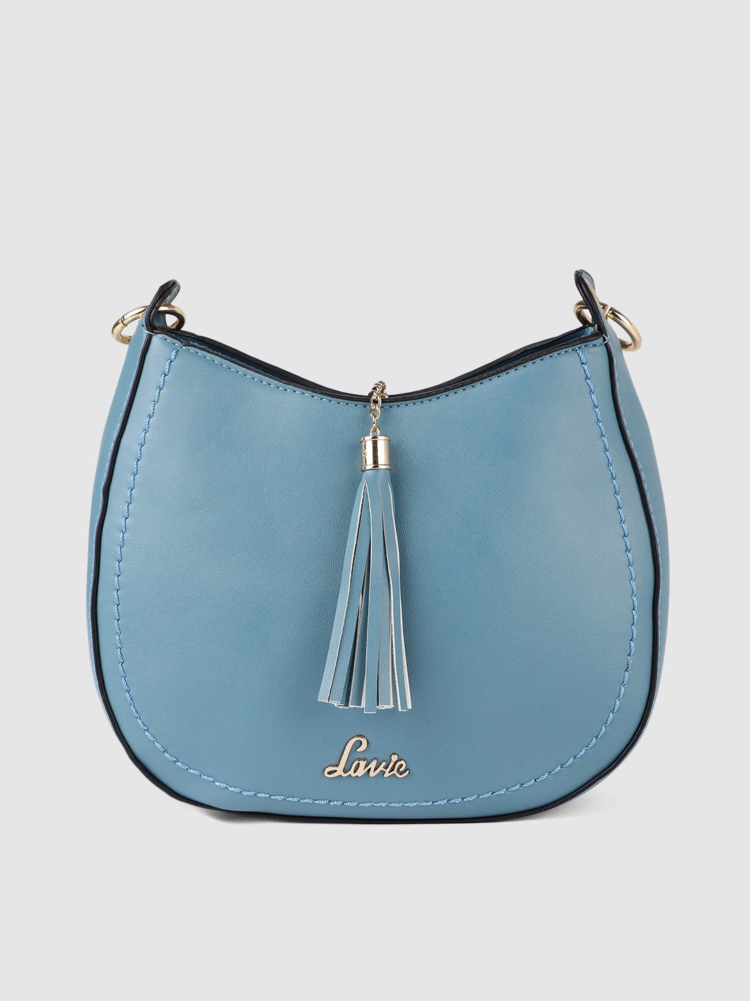 

Lavie Blue Solid Sling Bag