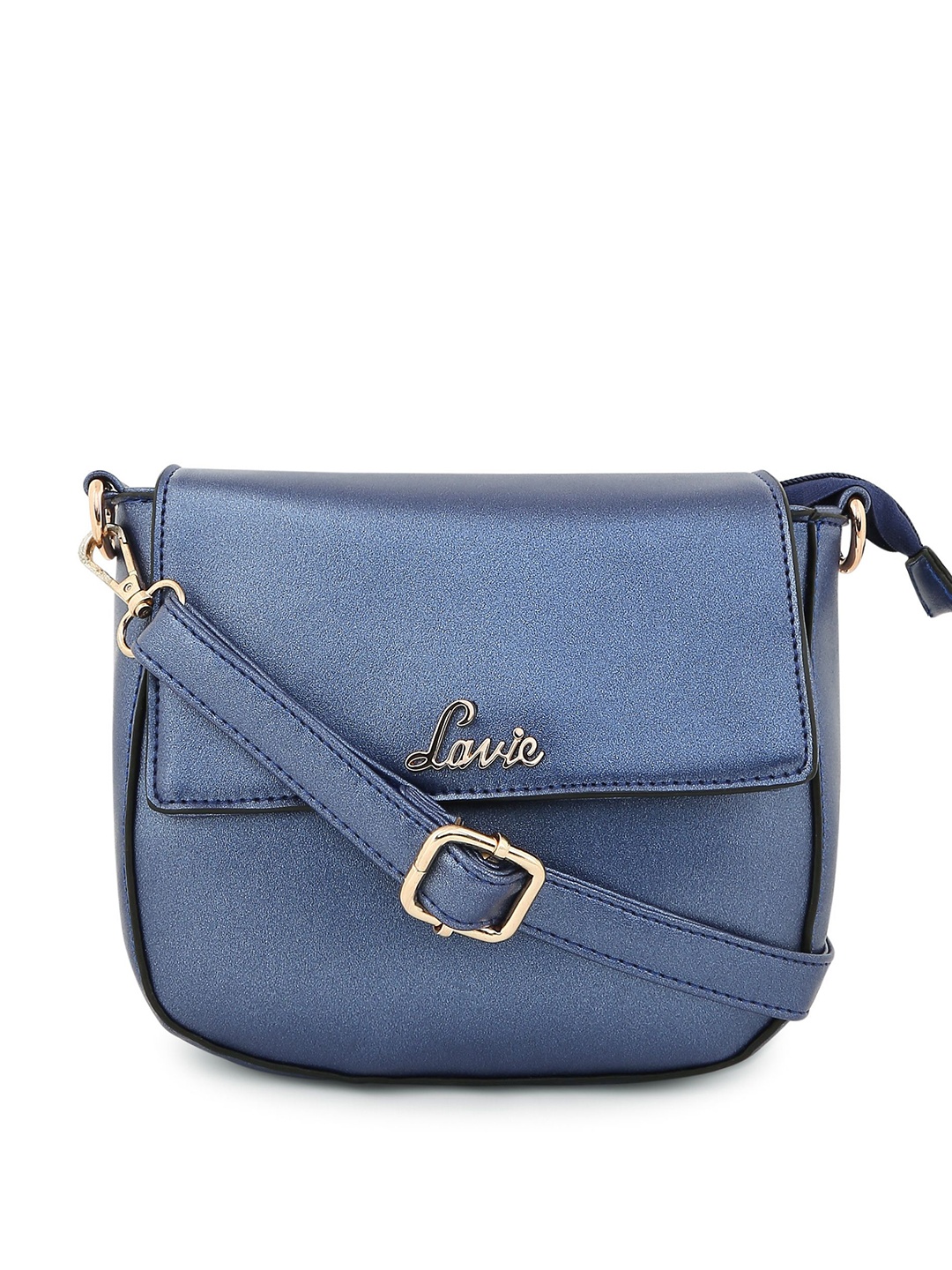 

Lavie Blue Solid Sling Bag