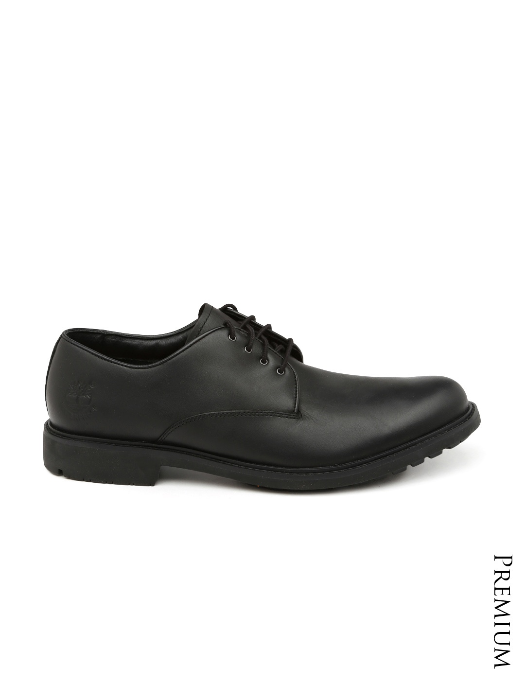 

Timberland Men Black Leather Derby Shoes
