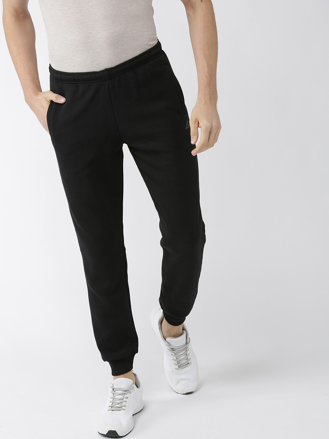 

Alcis Men Black Solid Track Pants