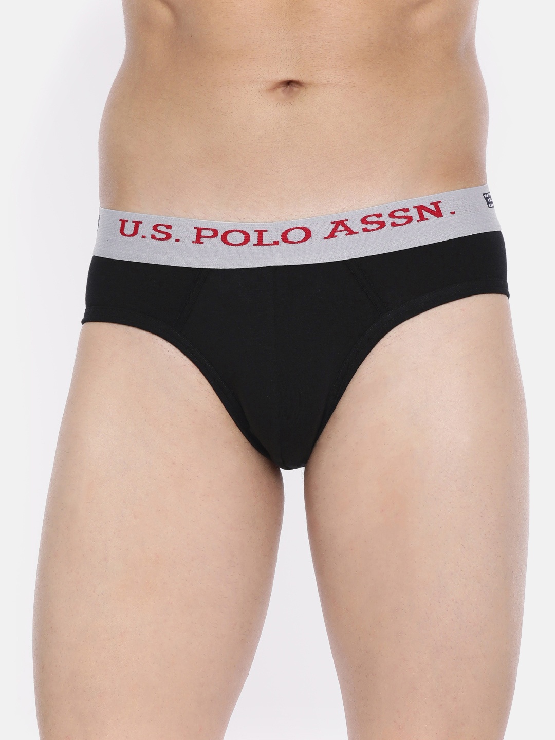 

U.S. Polo Assn. Men Assorted Solid Briefs I005-615-P1-S