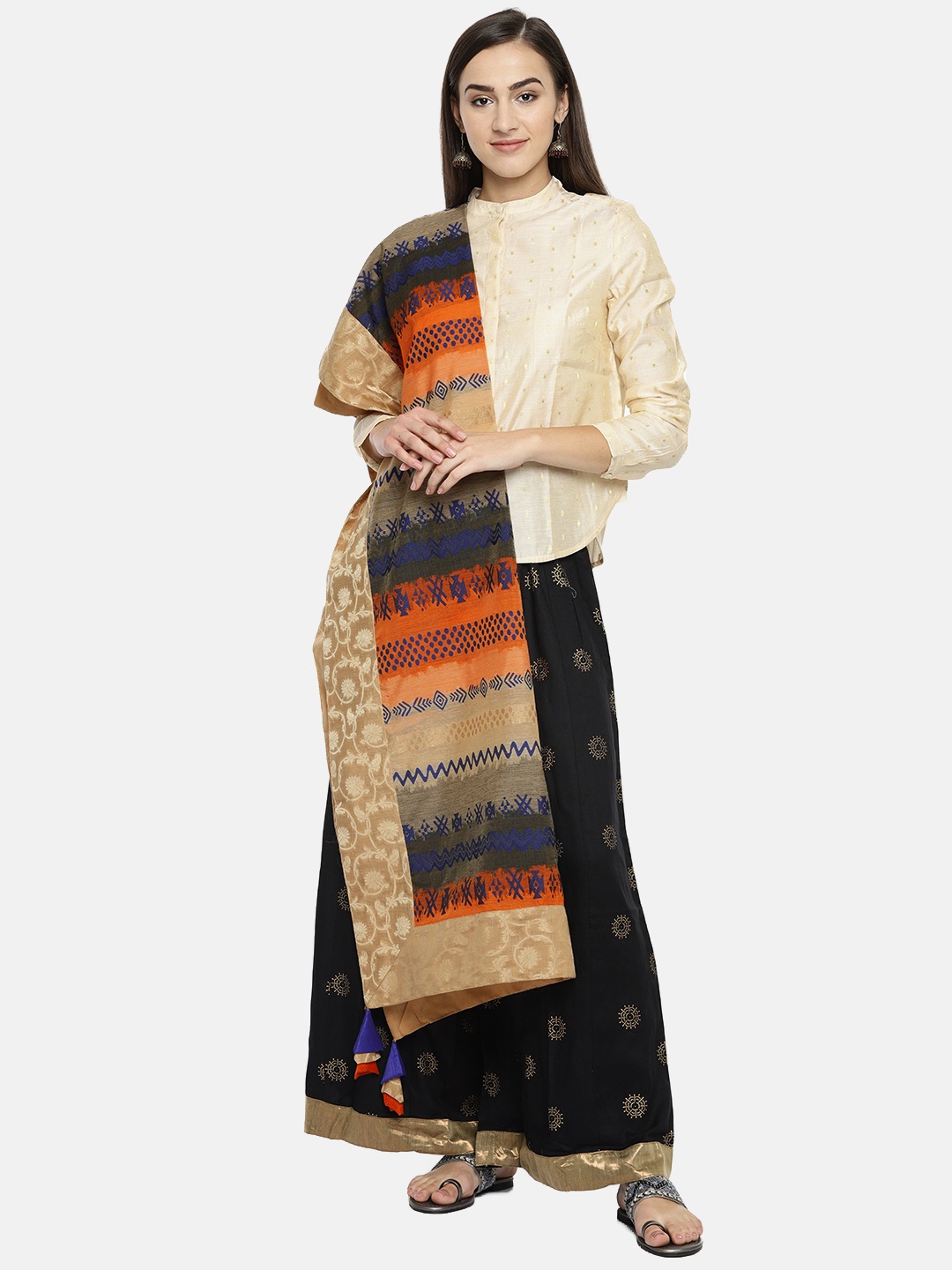 

Soch Multicoloured Printed Dupatta, Multi