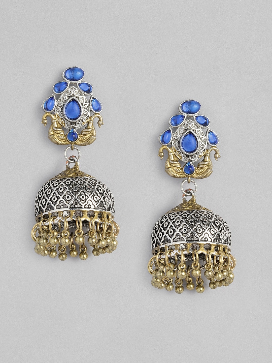 

Anouk Gold-Toned Dome Shaped Jhumkas