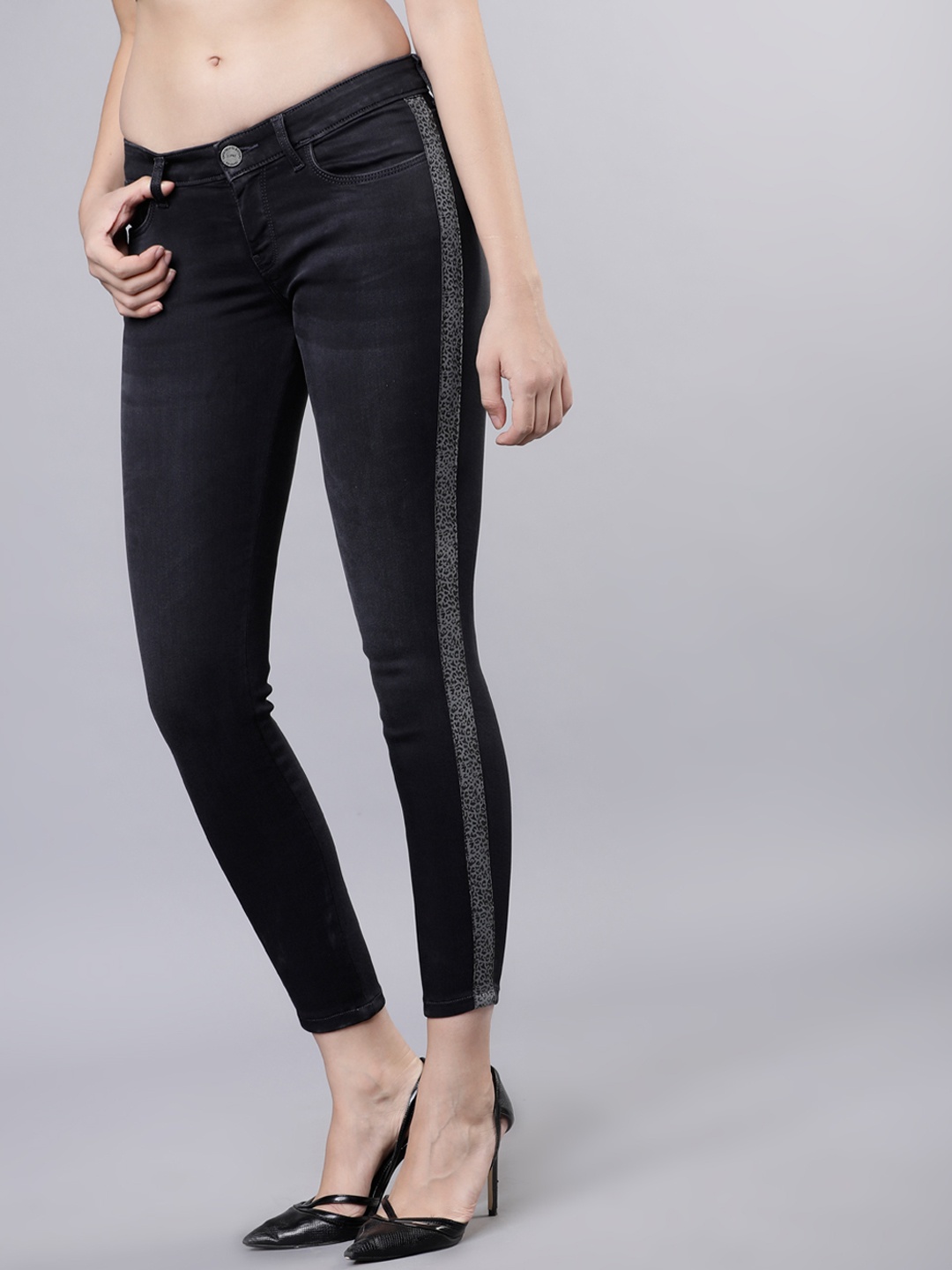 

Tokyo Talkies Women Black Super Skinny Fit Jeans