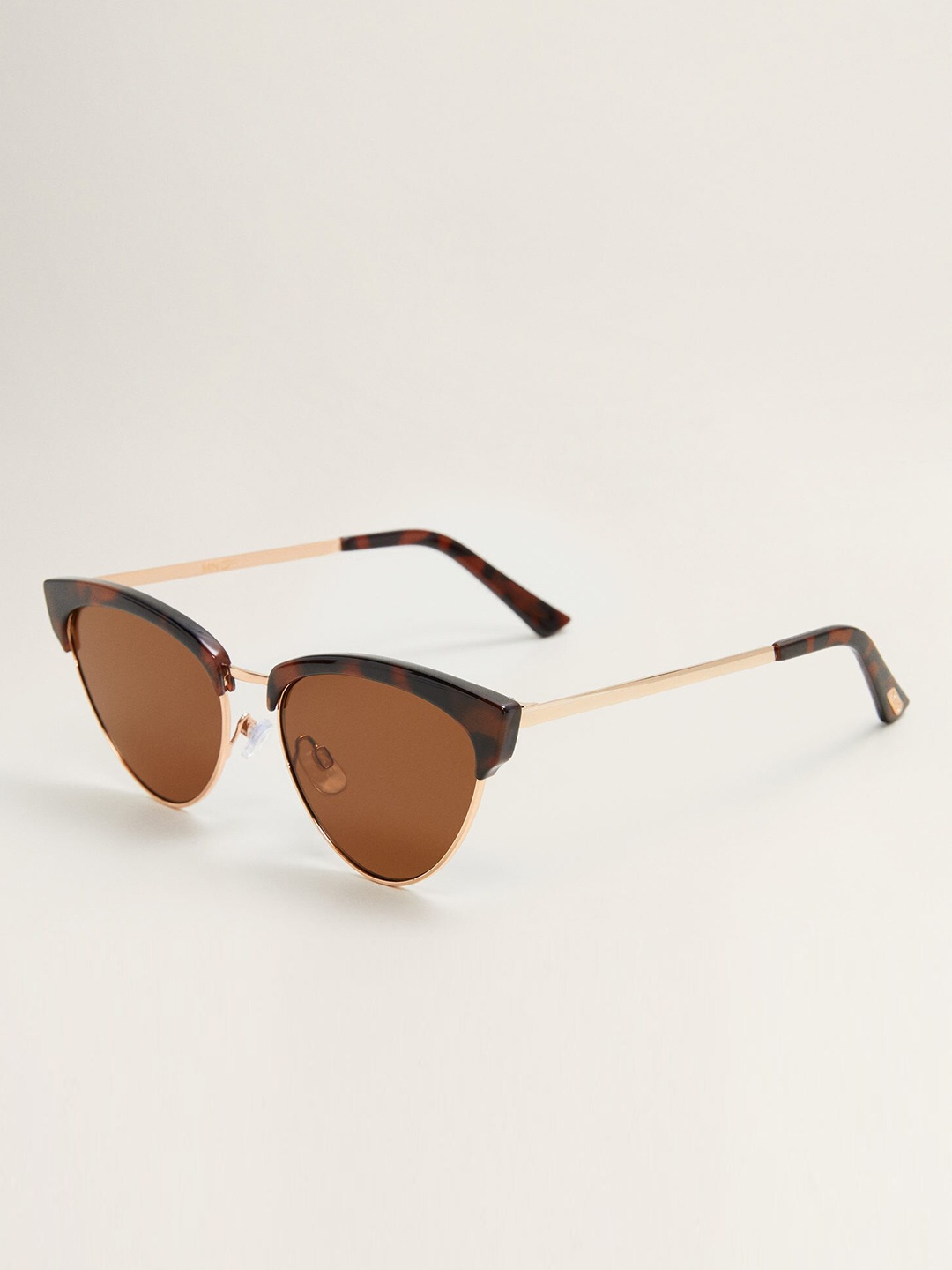 

MANGO Women Cateye Sunglasses 53030679, Brown