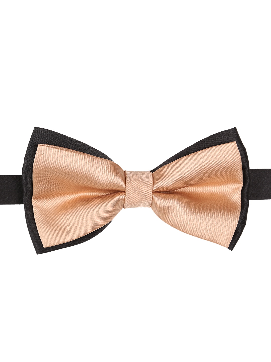 

Tossido Men Brown & Black Solid Bow Tie