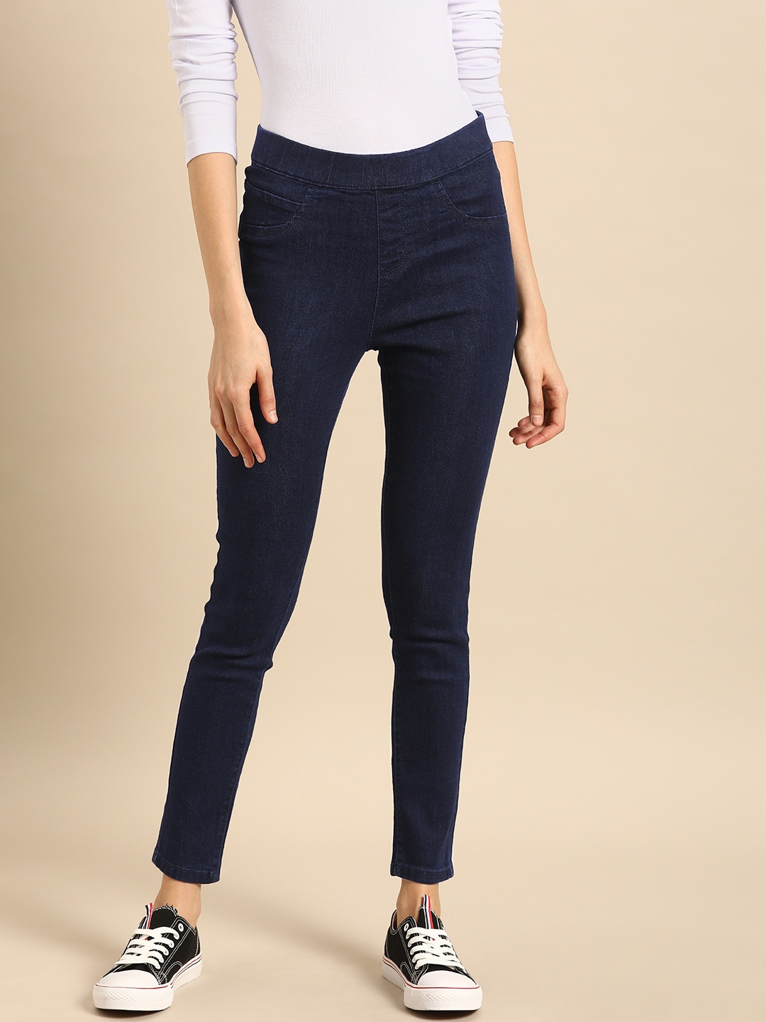 

DressBerry Women Blue Super Skinny Fit Jeggings