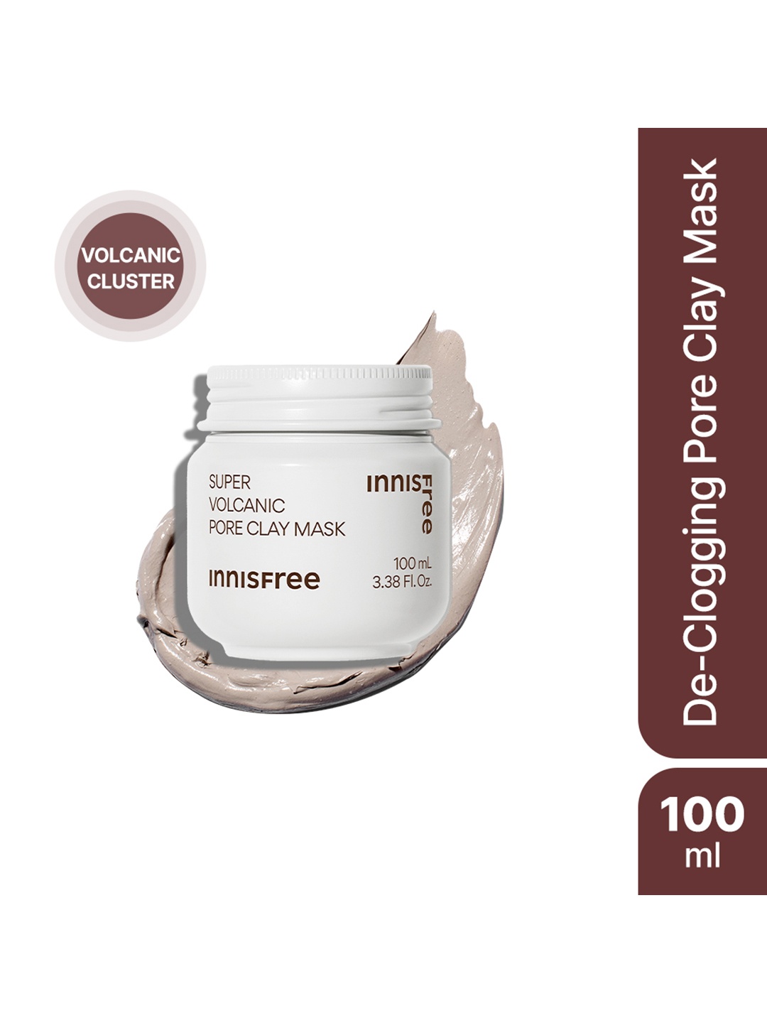 

Innisfree Super Volcanic Pore Clay Mask - 100 ml, Coffee brown