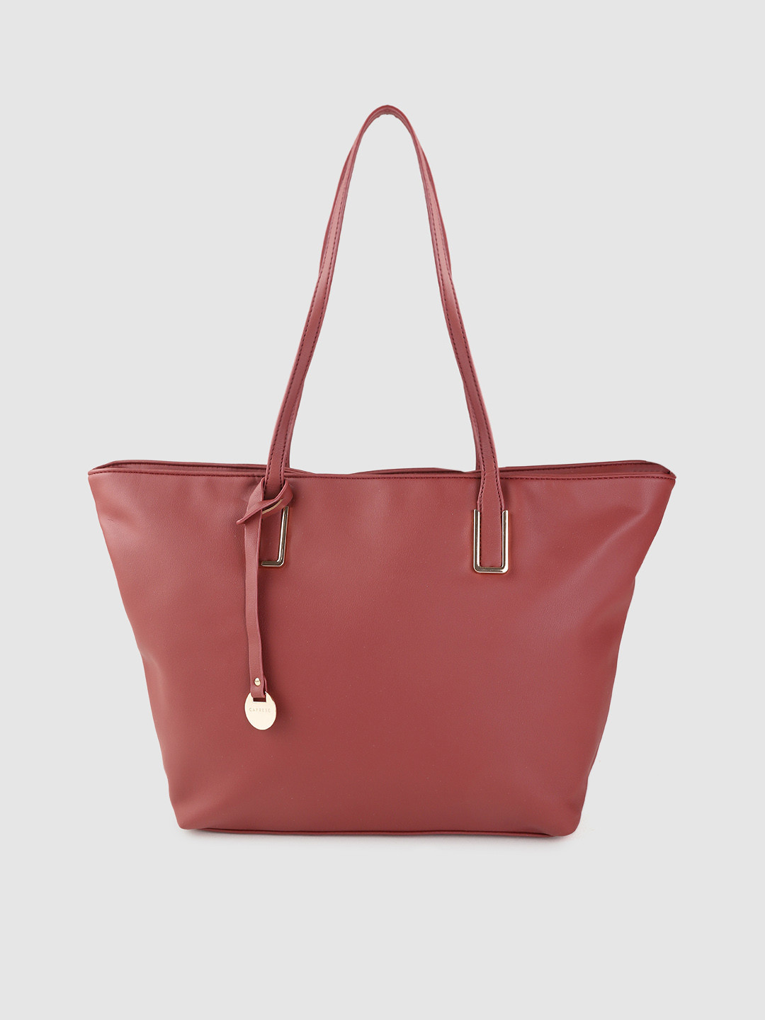 

Caprese Maroon Solid Shoulder Bag