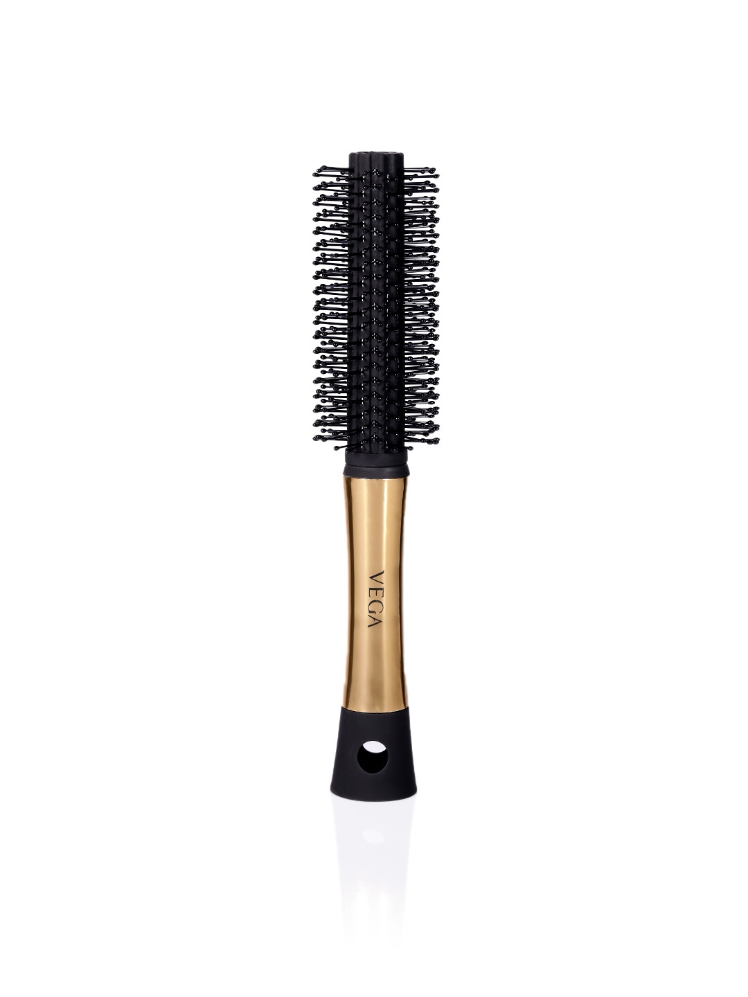 

VEGA Round Hair Brush for Adding Curls & Volume To All Hair Types E17-RB, Gold