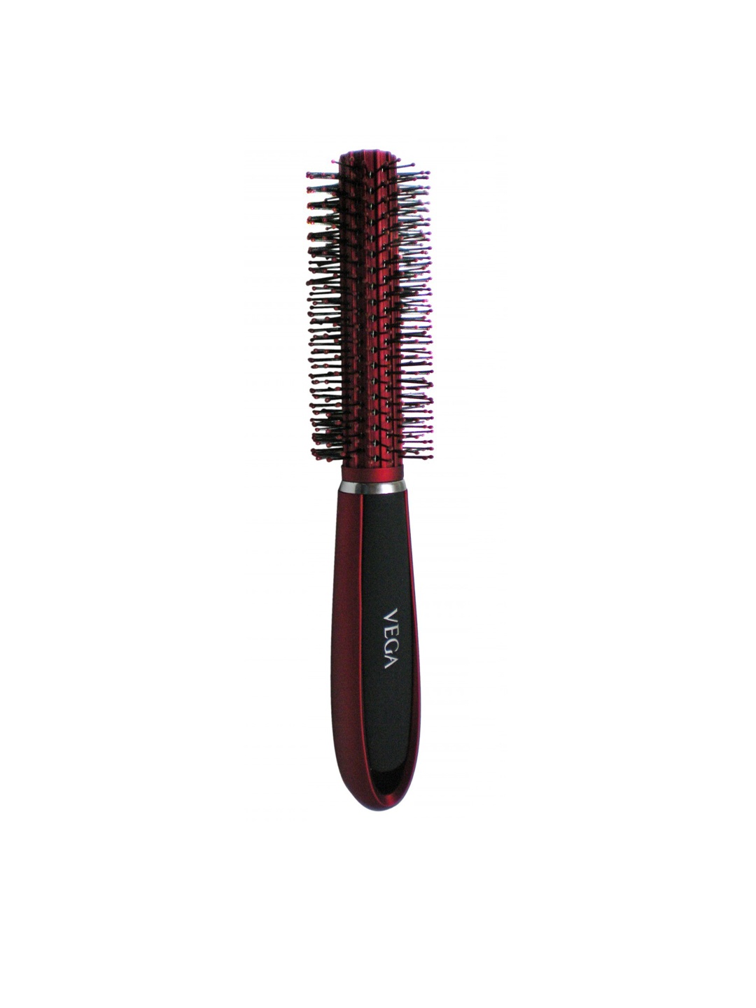 

VEGA Round Hair Brush for Adding Curls & Volume To All Hair Types E9-RB, Red