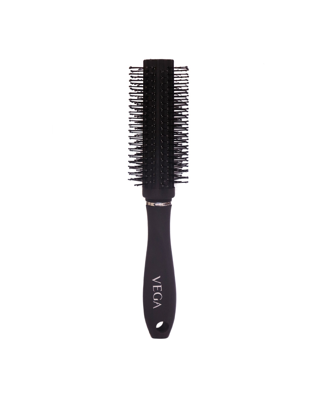 

VEGA Round Hair Brush for Adding Curls & Volume To All Hair Types E11-RB, Black