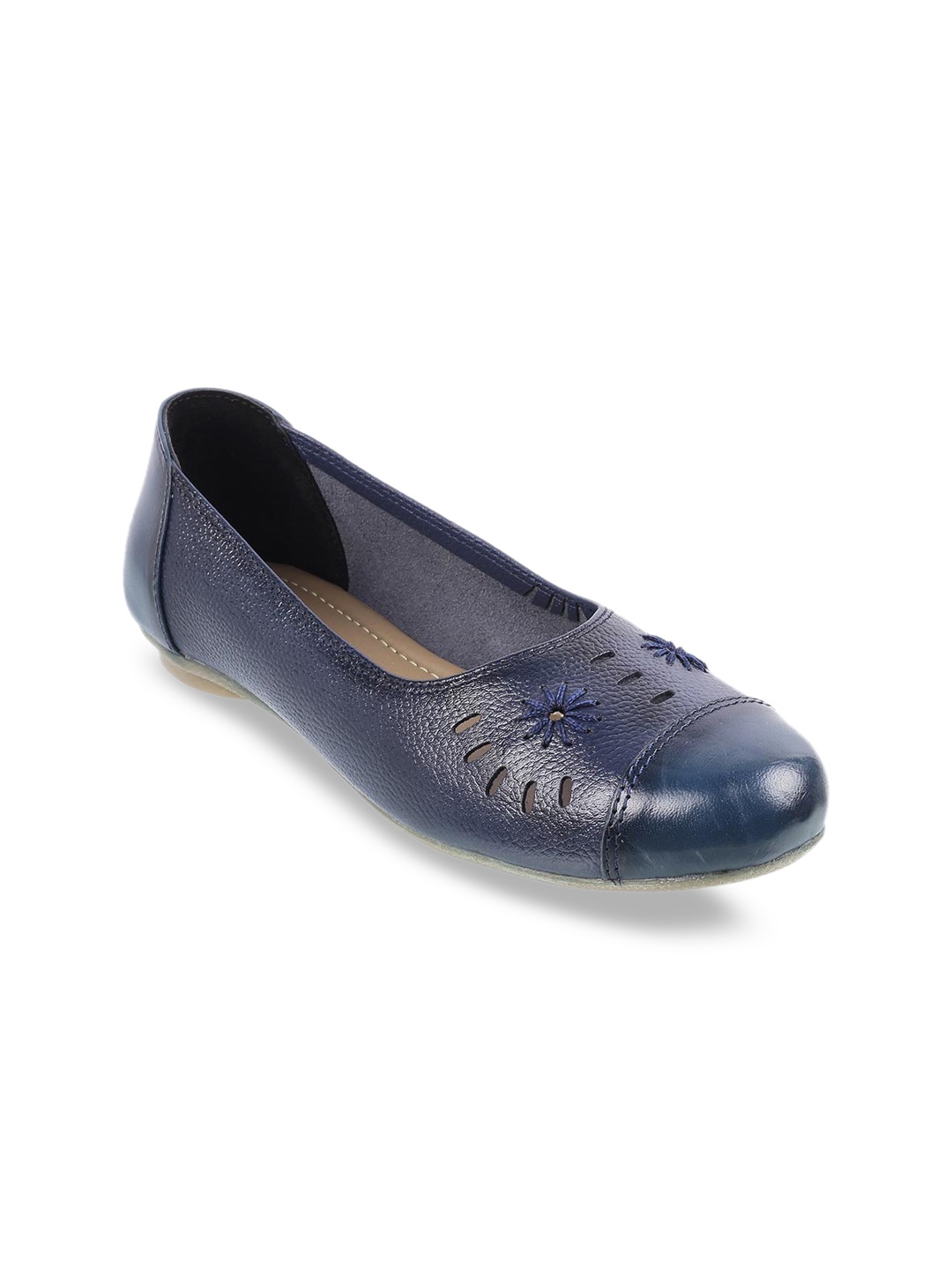 

WALKWAY by Metro Women Blue Solid Ballerinas