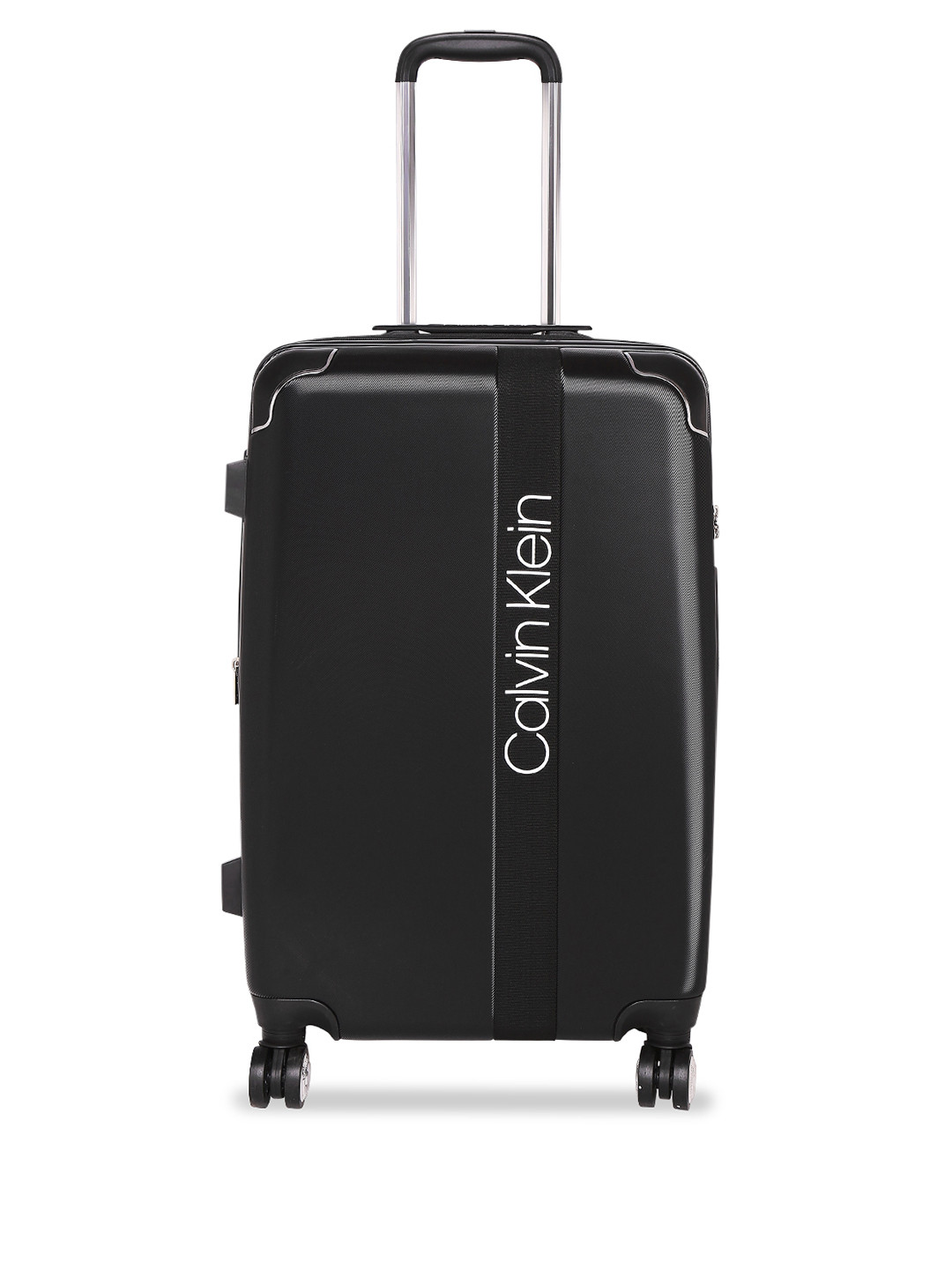 

Calvin Klein Black Solid Madison Ave HS Hard-Sided Cabin Trolley Suitcase