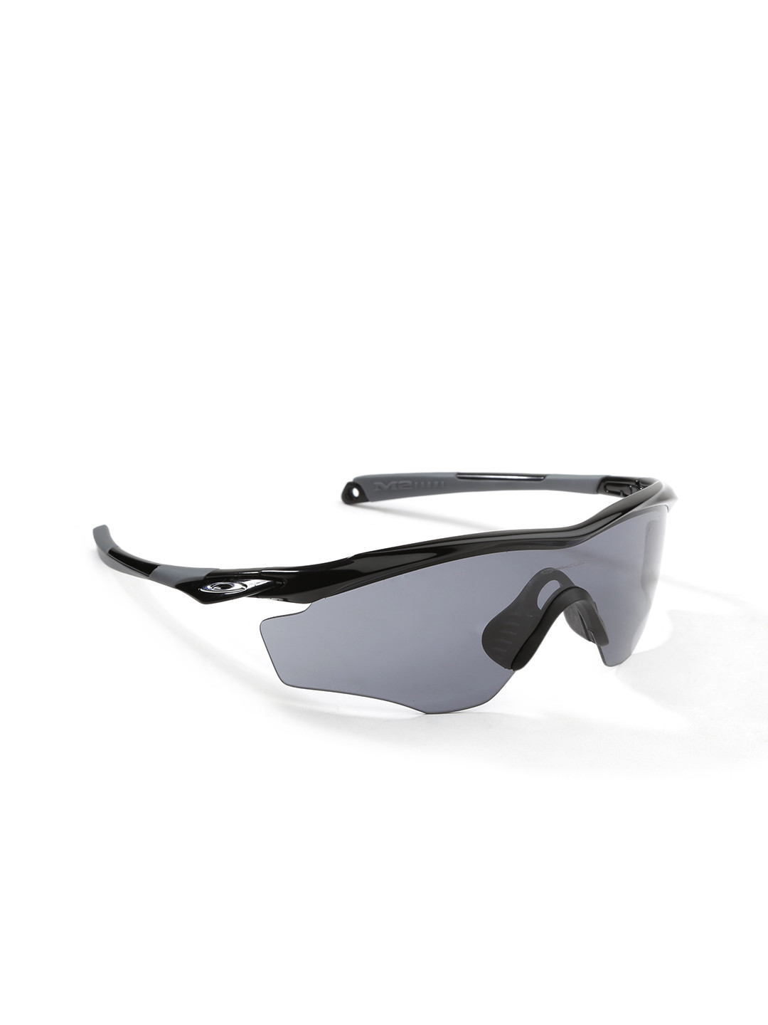 

OAKLEY Men UV Protected Grey Lens Irregular Sunglasses - 0OO934393430145, Black