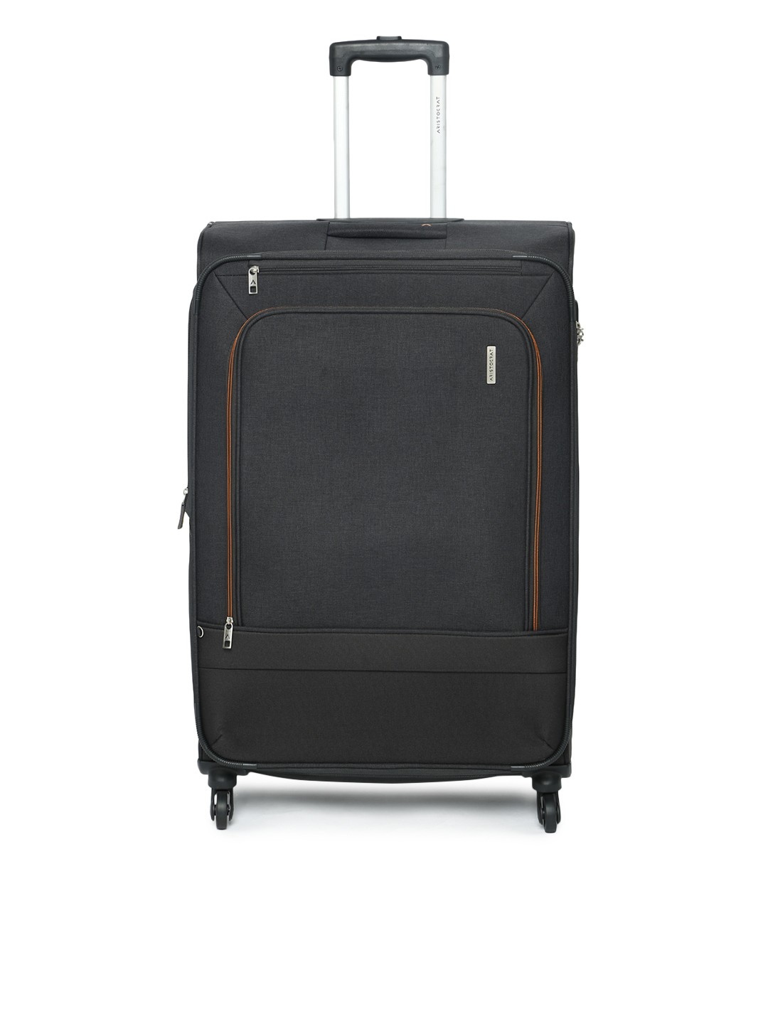 

Aristocrat Grey Solid Saphire Soft-Sided Large Trolley Suitcase