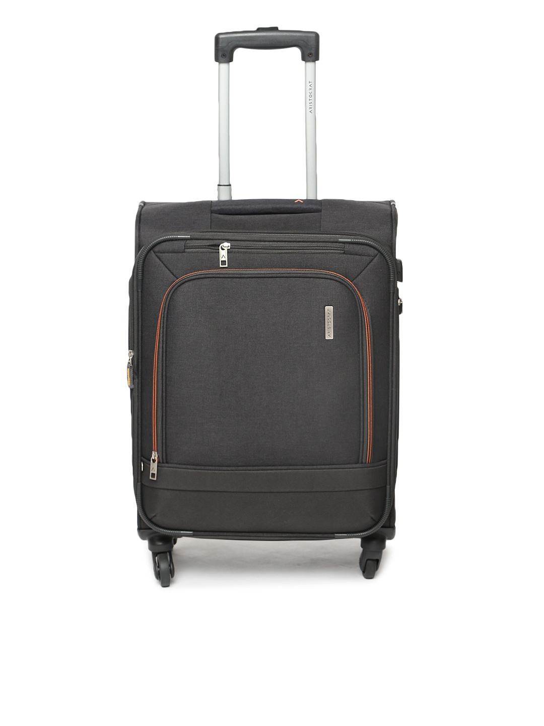 

Aristocrat Grey Solid Saphire Soft-Sided Cabin Trolley Suitcase