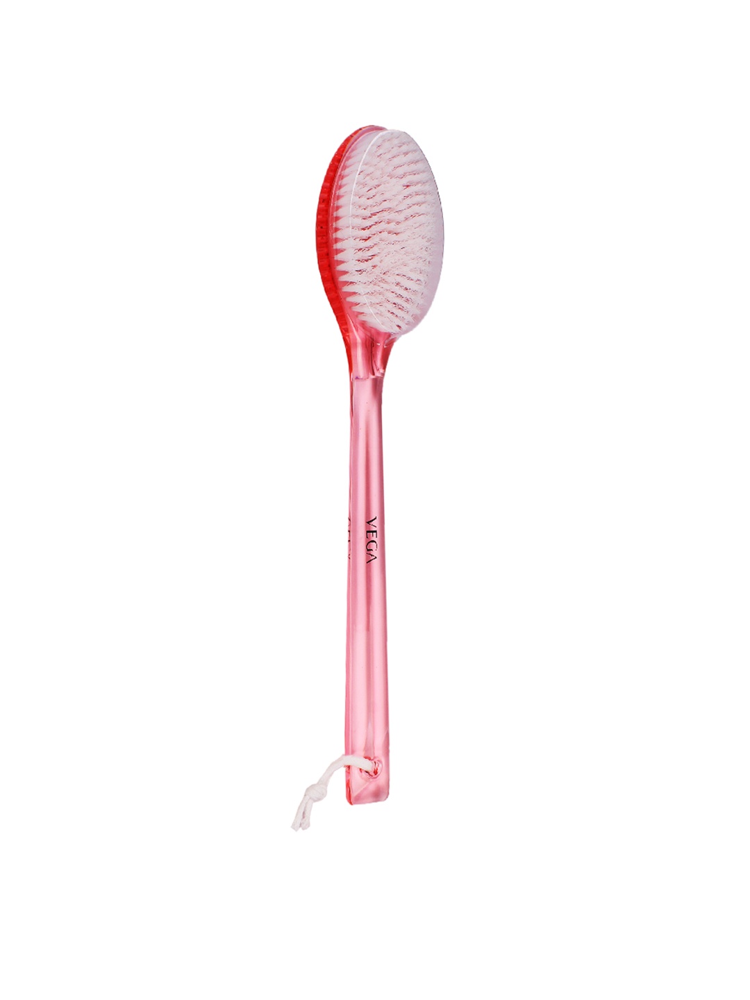 

VEGA New Luxury Bristle Bath Brush for Gentle Body Massage BA-1/3 - Pink, Peach