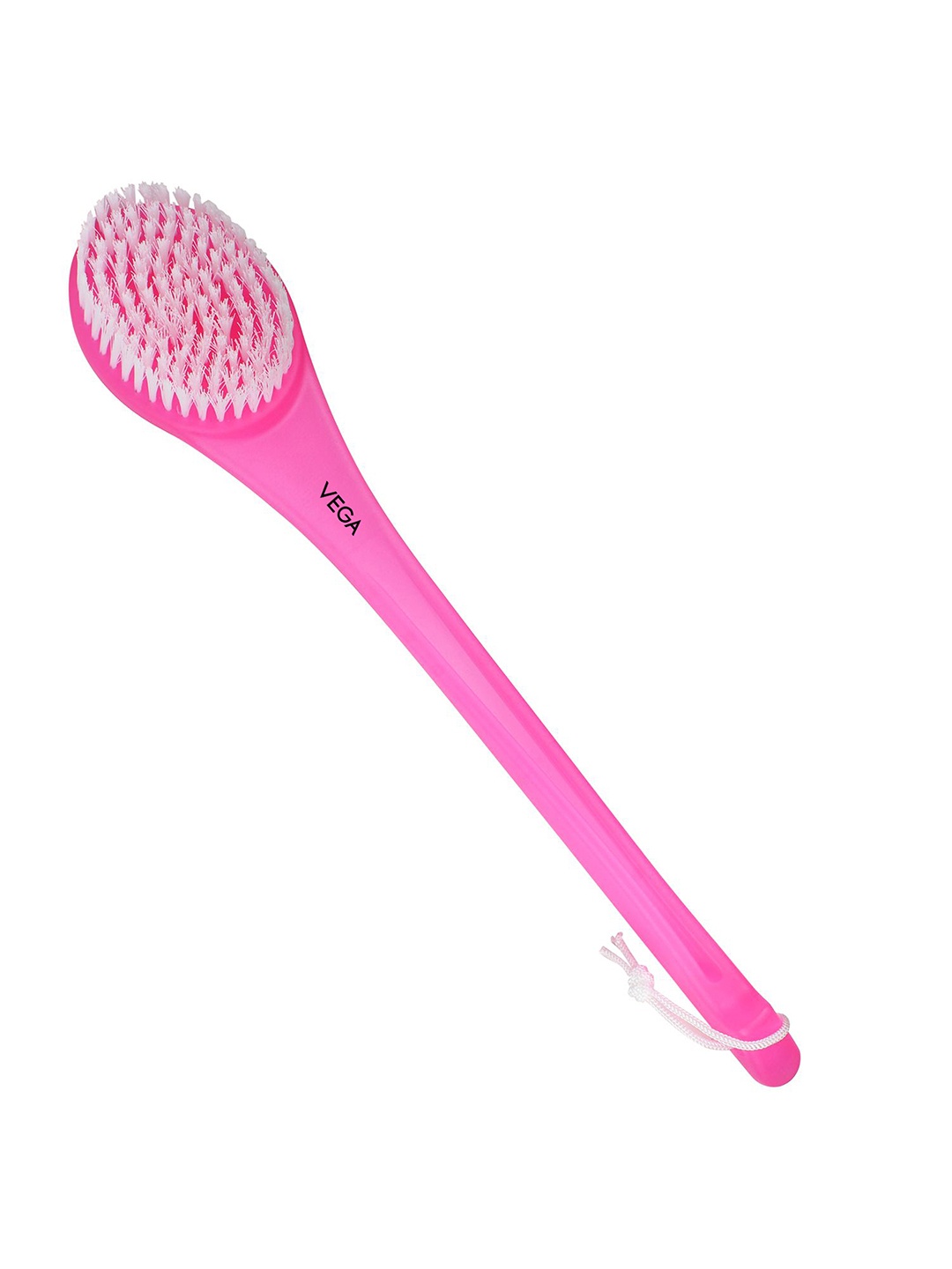 

VEGA Long Handle Bristle Bath Brush BA-1/7, Pink