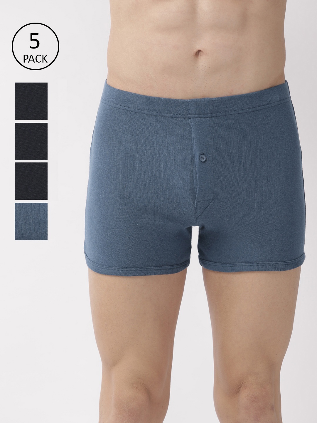 

Marks & Spencer Men Pack Of 5 Trunks T148175V, Blue