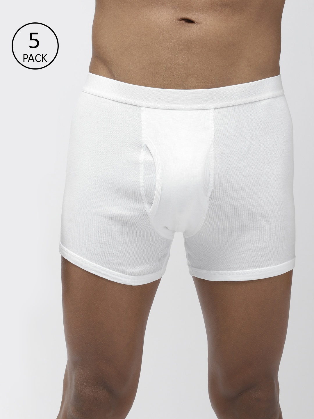 

Marks & Spencer Men Pack of 5 White Solid Trunks T144843