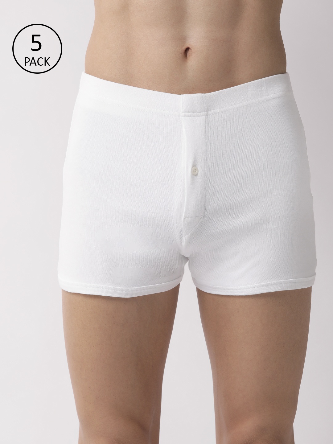 

Marks & Spencer Men Pack Of 5 White Solid Trunks T148175V