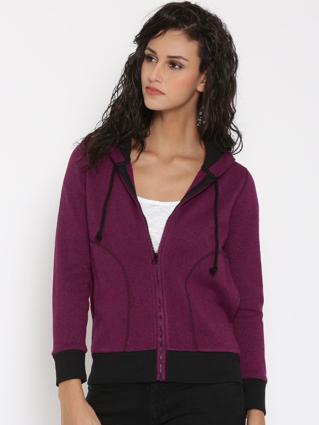 

Lee Magenta Hooded Sweatshirt