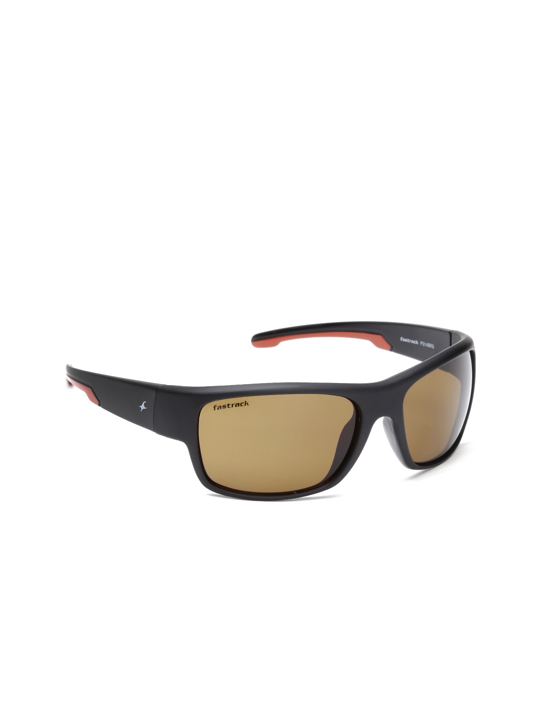 

Fastrack Men Sunglasses P314BR3, Brown