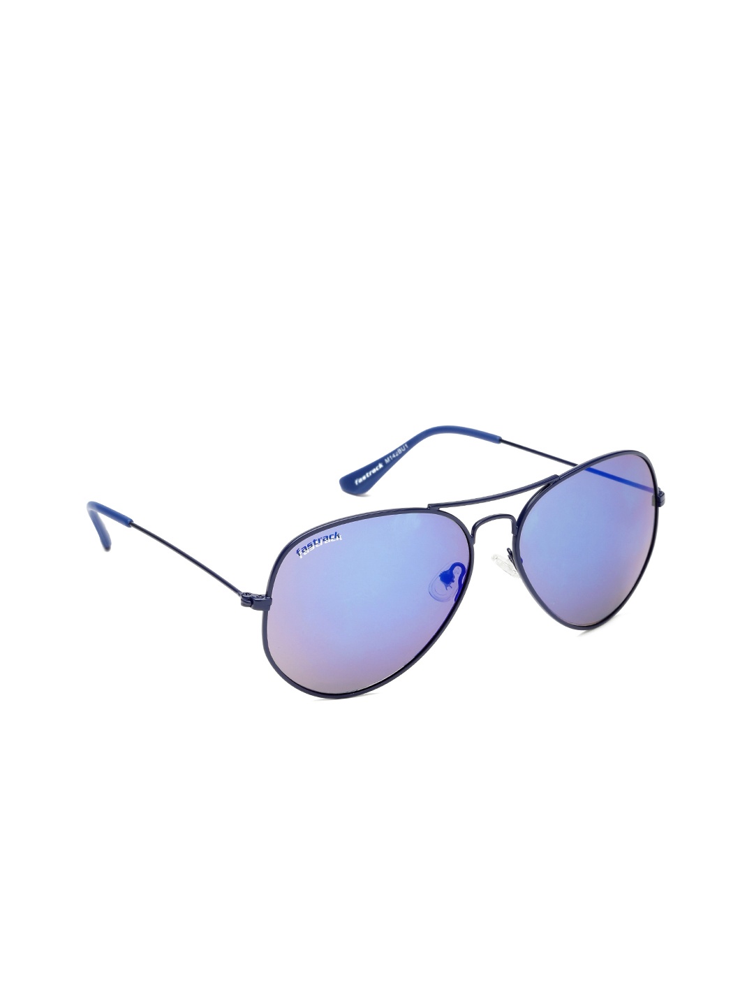 

Fastrack Men Mirrored Aviator Sunglasses M142BU1, Grey
