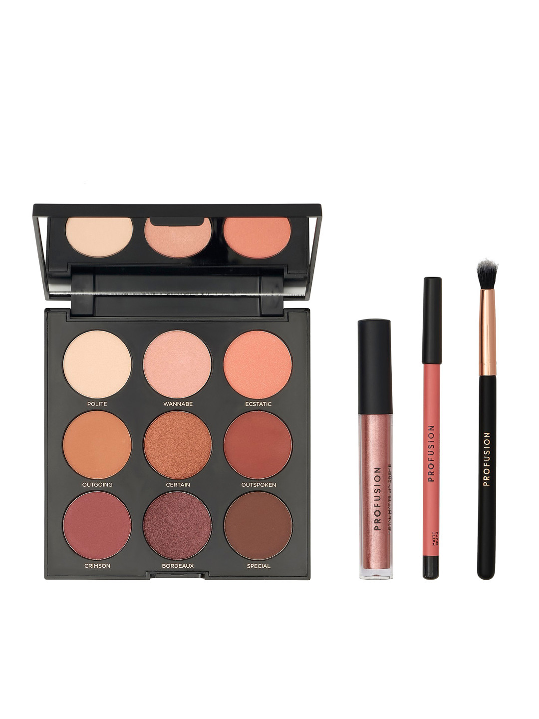

PROFUSION COSMETICS Women Mixed Metals Peach Gift Set