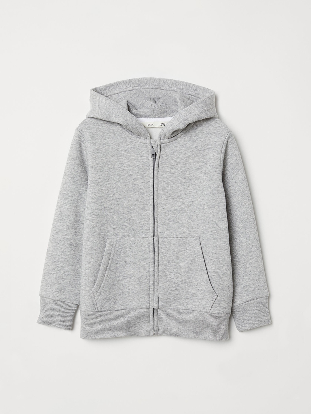

H&M Boys Grey Solid Hooded Sustainable Sweatshirt