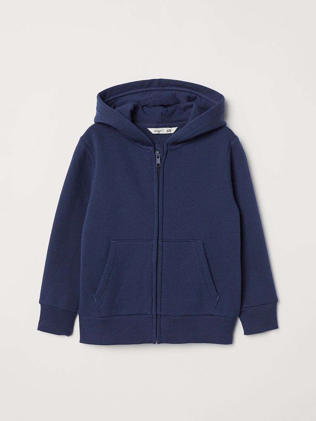 

H&M Boys Blue Solid Hooded Sustainable Sweatshirt